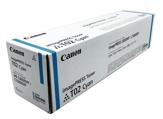 Canon Toner Ciano 8530B001 / T02 - 43.000 Pagine per Imagepress C 8000