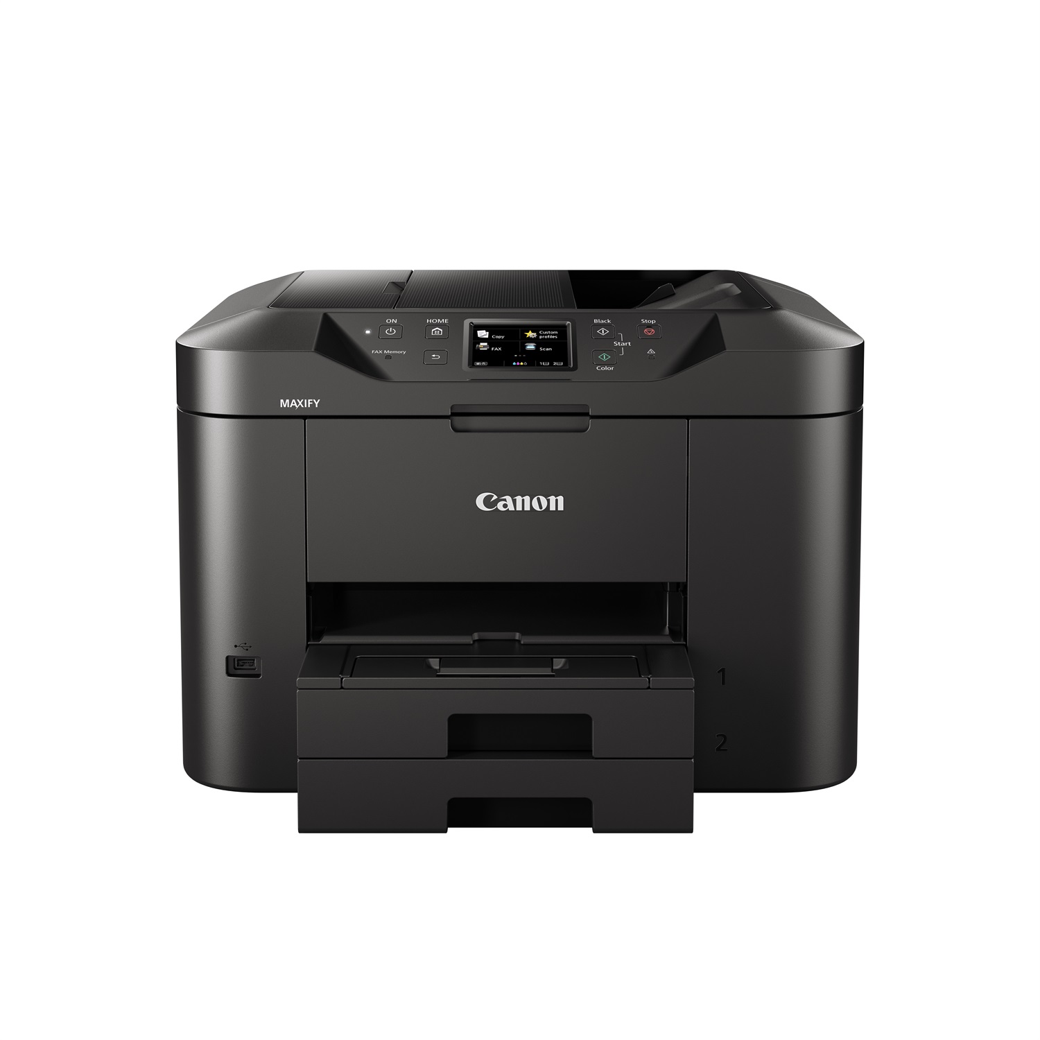 Canon MAXIFY MB2750 Stampante Multifunzione Inkjet A4 4 in 1 Wi-Fi, Stampa a Colori 600 x 1200 DPI, Doppio Cassetto, Fax, ADF, 24 ipm