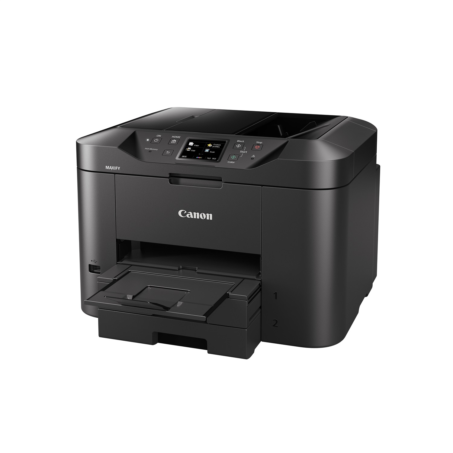 Canon MAXIFY MB2750 Stampante Multifunzione Inkjet A4 4 in 1 Wi-Fi, Stampa a Colori 600 x 1200 DPI, Doppio Cassetto, Fax, ADF, 24 ipm