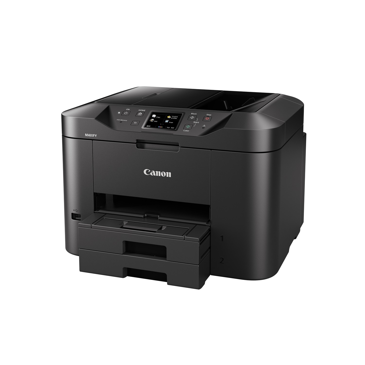 Canon MAXIFY MB2750 Stampante Multifunzione Inkjet A4 4 in 1 Wi-Fi, Stampa a Colori 600 x 1200 DPI, Doppio Cassetto, Fax, ADF, 24 ipm