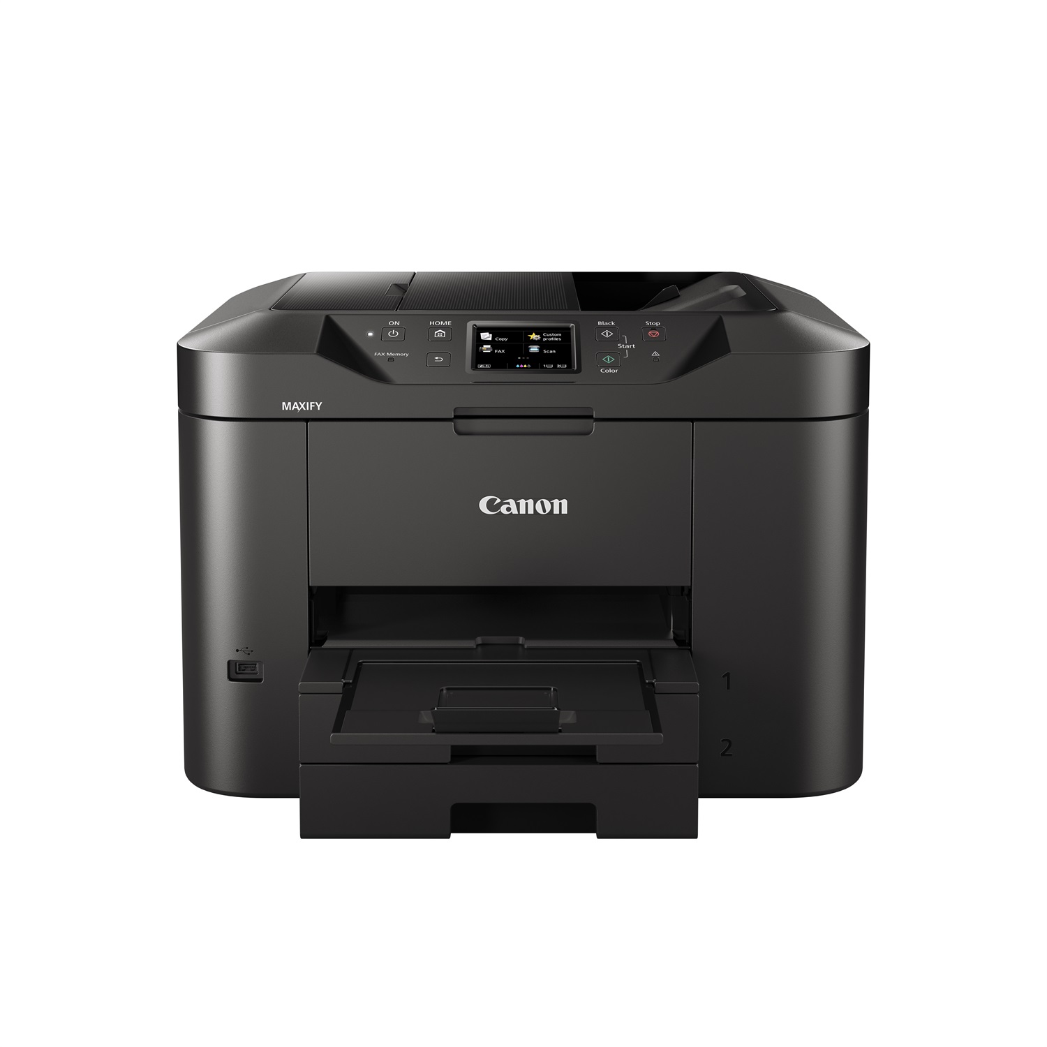 Canon MAXIFY MB2750 Stampante Multifunzione Inkjet A4 4 in 1 Wi-Fi, Stampa a Colori 600 x 1200 DPI, Doppio Cassetto, Fax, ADF, 24 ipm