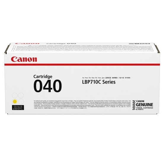 Canon 040Y Toner Giallo Originale 0454C001 - 5.400 Pagine per i-SENSYS LBP-710/712