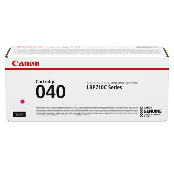 Canon 040M Cartuccia Toner Originale Magenta 0456C001 - 5.400 Pagine per Stampanti LBP-710 Series