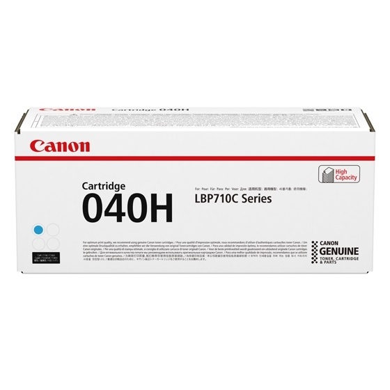 Canon 040H Cartuccia Toner Originale Ciano - Fino a 10.000 Pagine, Compatibile con LBP710Cx/712Cx