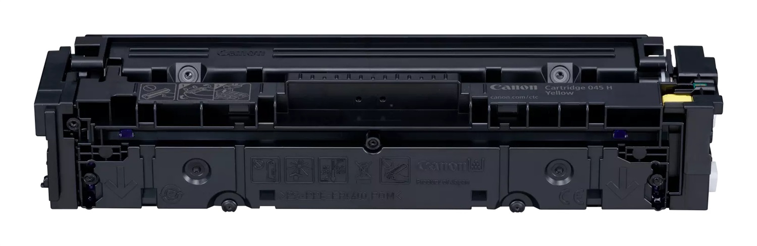Canon 045 H Cartuccia Toner Originale Giallo Alta Capacità 2200 Pagine - Compatibile con LBP610C, LBP611Cn, LBP612Cdw, LBP613Cdw, MF631Cn, MF632CDW, MF633CDW, MF634CDW, MF635Cx, MF636CDWT