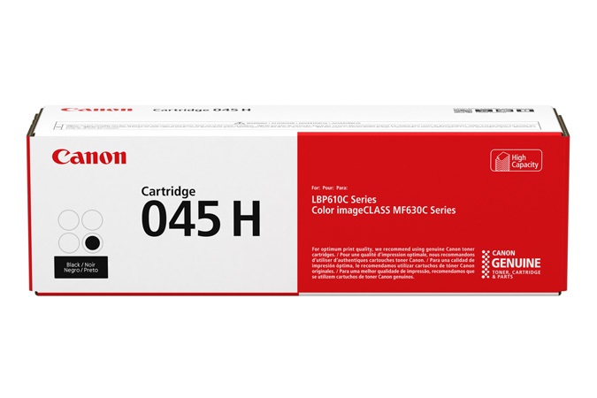 Canon 045H Cartuccia Toner Originale Nero 1246C002 - 2800 Pagine - Compatibile con MF631Cn, MF633Cdw, MF635Cx, LBP611Cn, LBP613Cdw