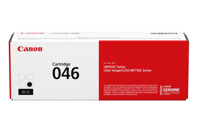 Canon 046BK Toner Nero Originale 1250C002 - 2200 Pagine - Compatibile con i-SENSYS LBP653Cdw, LBP654Cx, MF732Cdw, MF734Cdw, MF735Cx