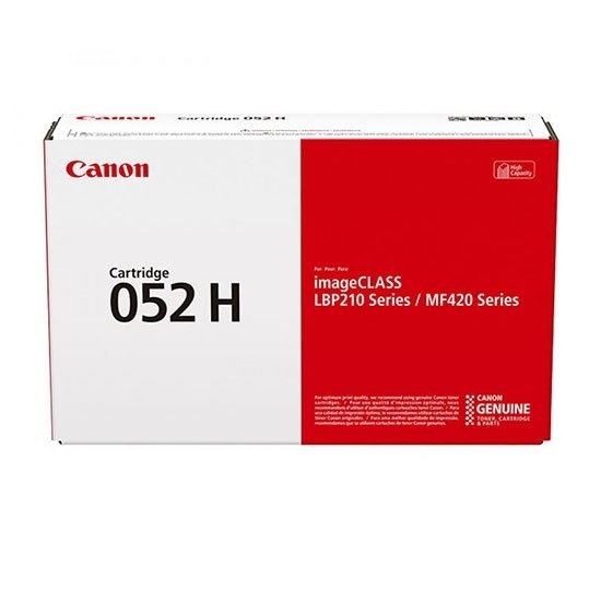 Canon 052H Cartuccia Toner Originale Nero 2200C002 - Resa 9200 Pagine, Compatibile con i-SENSYS LBP-212dw, LBP-214dw, LBP-215x, MF421dw, MF426dw, MF428x, MF429x