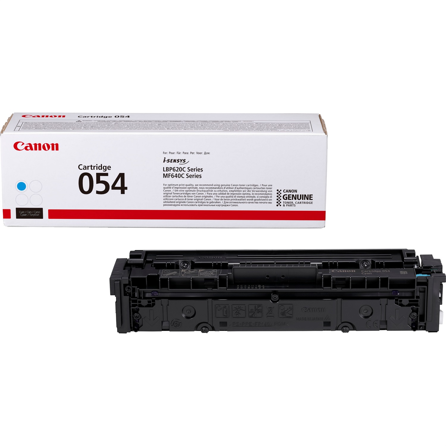 Canon Cartuccia Toner 054C Ciano 3023C002 - Resa 1200 Pagine - Originale