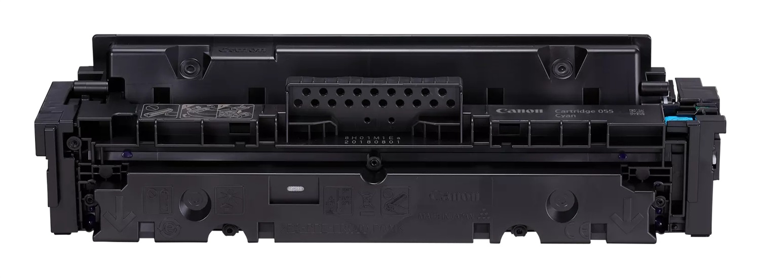 Canon 055 Cartuccia Toner Originale Ciano 3015C002 - 2100 Pagine - Compatibile con LBP 662/663/664 e MF 741/742/743/744/745/746