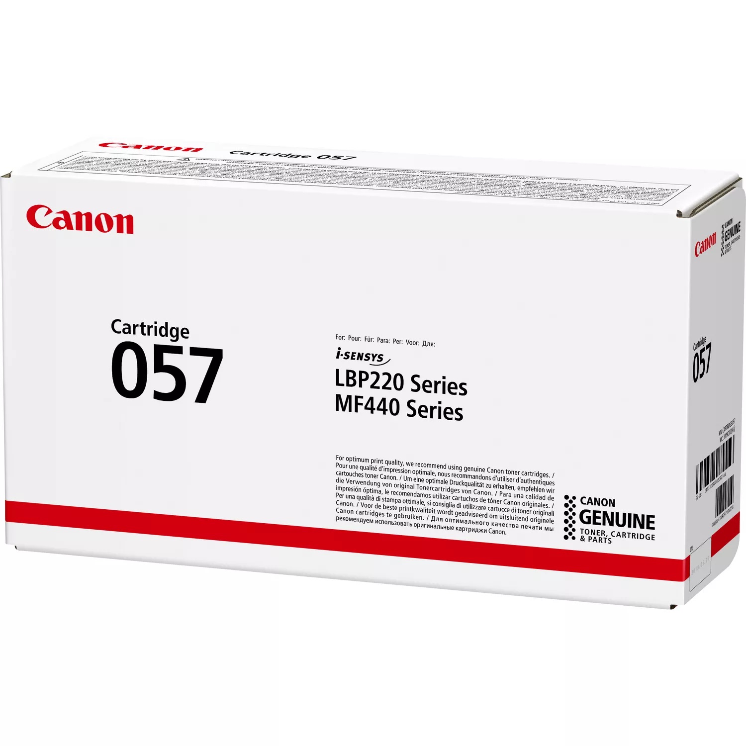 Canon 057 Toner Nero Originale 3009C002 - Resa Fino a 3100 Pagine per Stampanti i-SENSYS