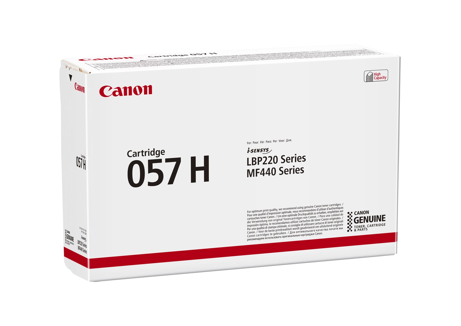 Canon i-SENSYS 057H Cartuccia Toner Originale Nero 3010C002 - Resa Fino a 10.000 Pagine