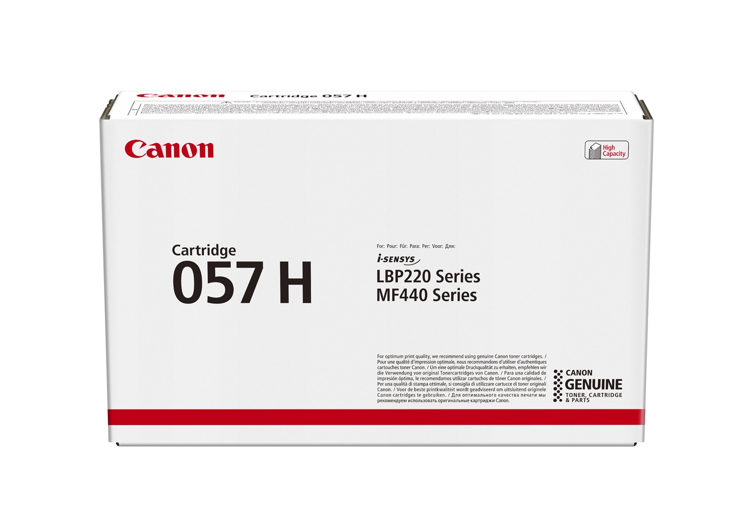 Canon i-SENSYS 057H Cartuccia Toner Originale Nero 3010C002 - Resa Fino a 10.000 Pagine