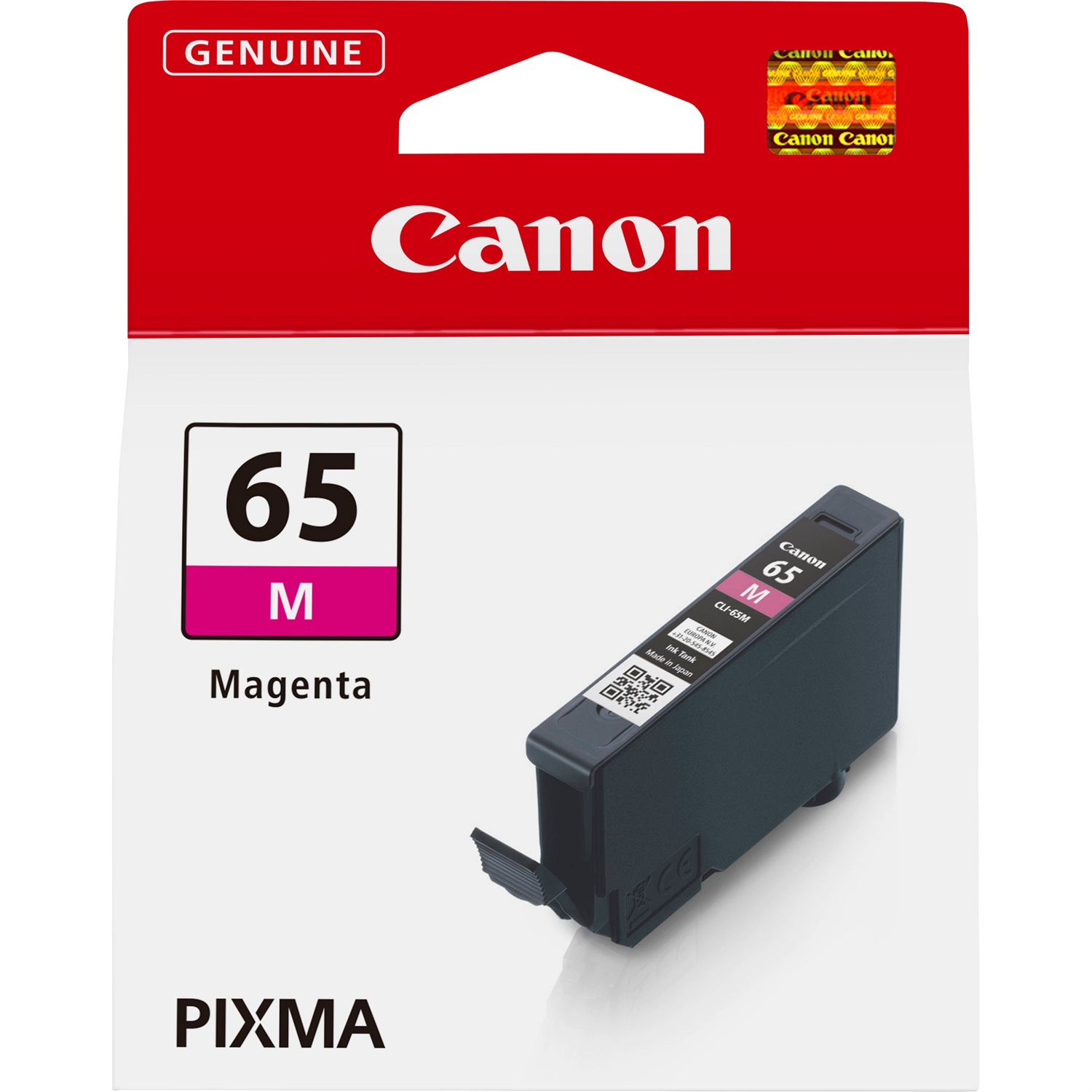 Canon Cartuccia d'inchiostro Magenta CLI-65M - 12,6 ml, Inchiostro colorato, 610 pagine, Confezione singola