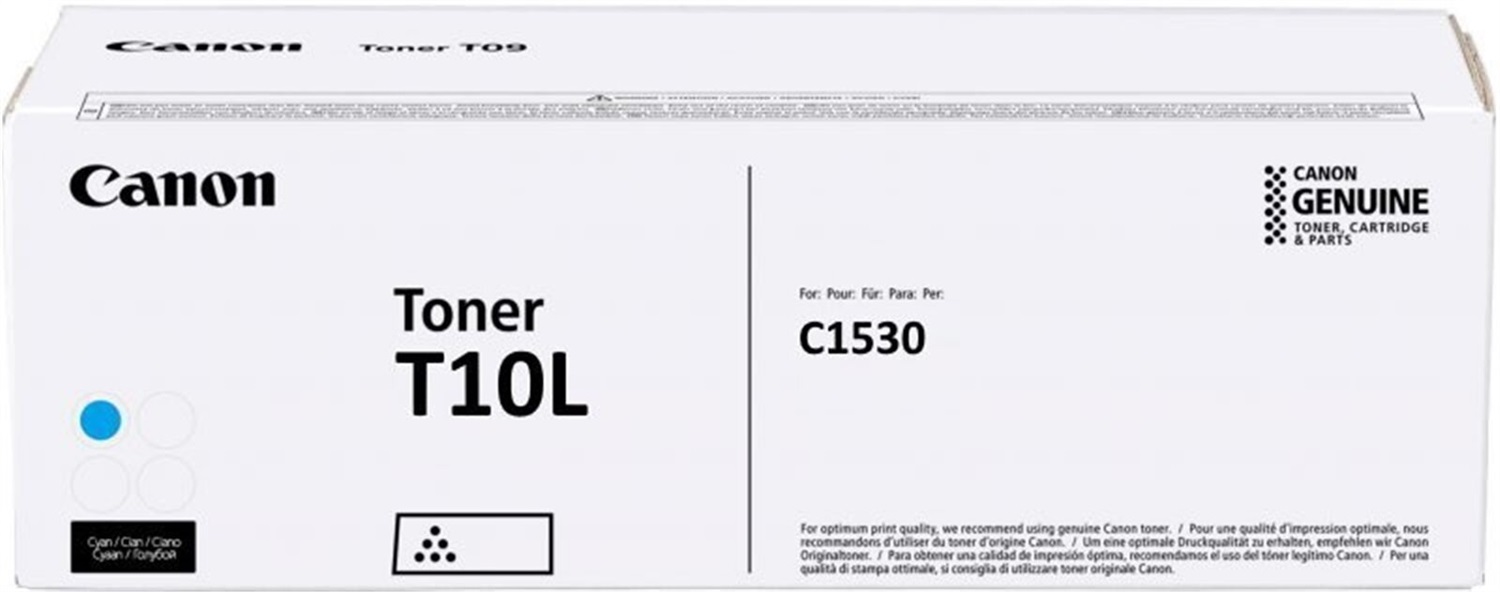 Canon T10L Cartuccia Toner Originale Ciano - 5000 Pagine - Compatibile con imageRUNNER C1538iF e C1533iF