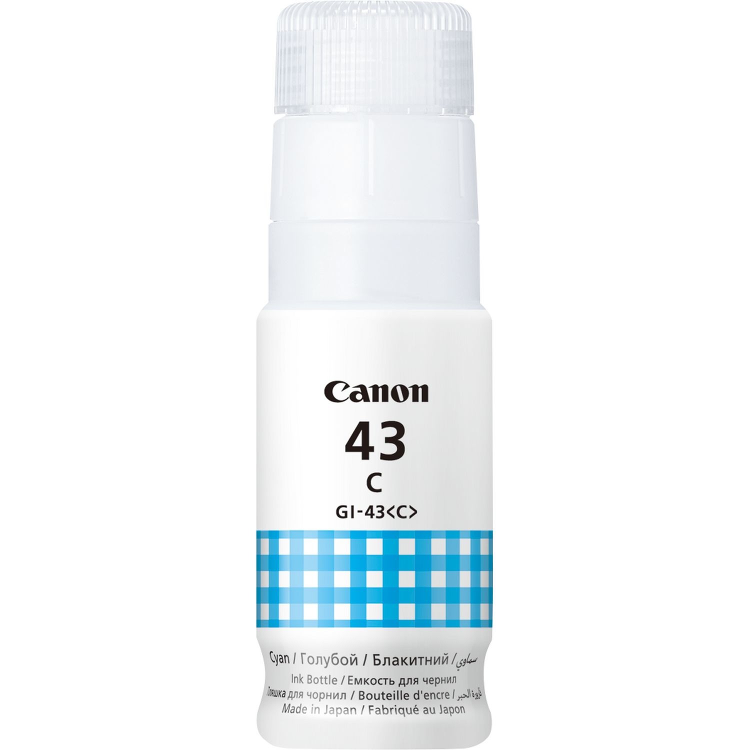 Canon GI-43C Originale Ciano - Inchiostro per PIXMA G640 e G540, 60 ml, 1 pz