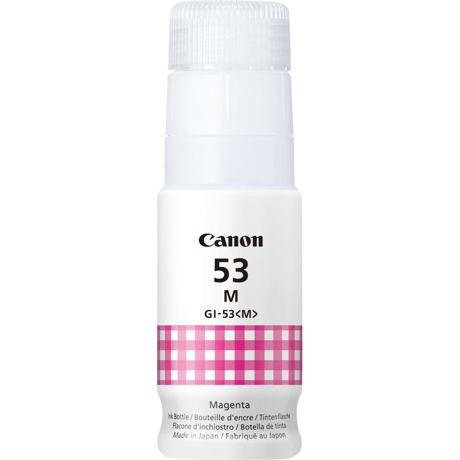 Canon Serbatoio d'inchiostro GI-53M Magenta - 60 ml, Inchiostro DYE, Compatibile con PIXMA G550 e G650, Fino a 8000 pagine