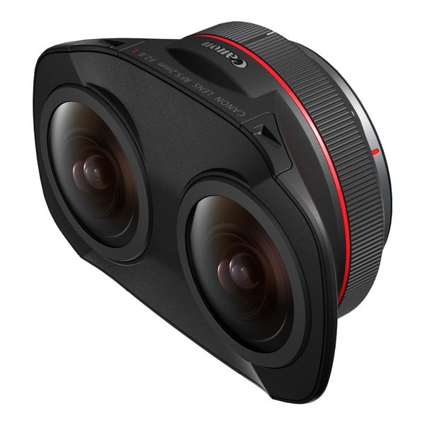 Canon RF 5.2mm F2.8 L Dual Fisheye - Obiettivo Fish-Eye Professionale per Realtà Virtuale con Campo Visivo di 190°