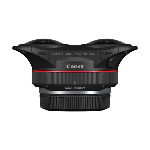 Canon RF 5.2mm F2.8 L Dual Fisheye - Obiettivo Fish-Eye Professionale per Realtà Virtuale con Campo Visivo di 190°