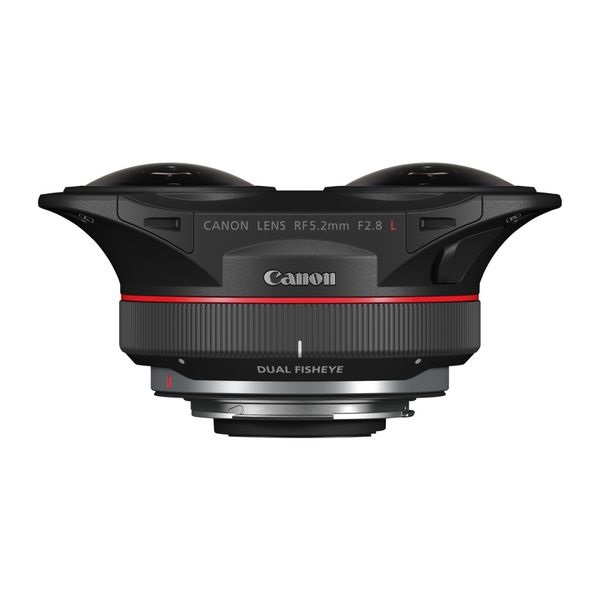 Canon RF 5.2mm F2.8 L Dual Fisheye - Obiettivo Fish-Eye Professionale per Realtà Virtuale con Campo Visivo di 190°