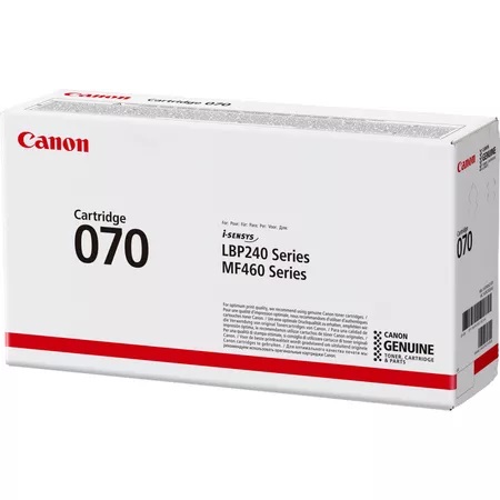 Canon 070 Cartuccia Toner Originale Nero 5639C002 - 3000 Pagine per Stampanti LBP243dw, LBP246dw, MF461dw, MF463dw, MF465dw