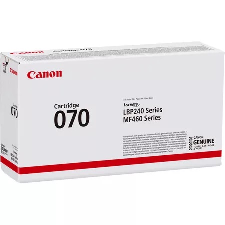 Canon 070 Cartuccia Toner Originale Nero 5639C002 - 3000 Pagine per Stampanti LBP243dw, LBP246dw, MF461dw, MF463dw, MF465dw