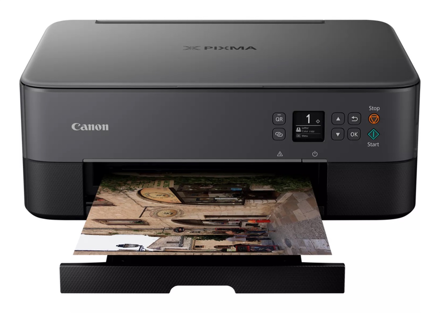Canon PIXMA TS5350i - Stampante Multifunzione Ad Inchiostro A4, 4800 x 1200 DPI, Wi-Fi, Copia e Scansione a Colori, LCD 3.7 cm