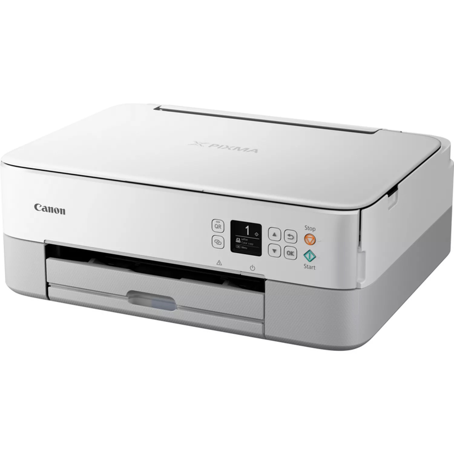 Canon PIXMA TS5351i - Stampante Multifunzione Inkjet A4 3 in 1, Wi-Fi, 4800 x 1200 DPI, 13 ipm, Bianco