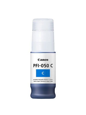 Canon PFI-050 C Cartuccia d'Inchiostro Ciano Originale 70 ml - 1 pz, Confezione Singola