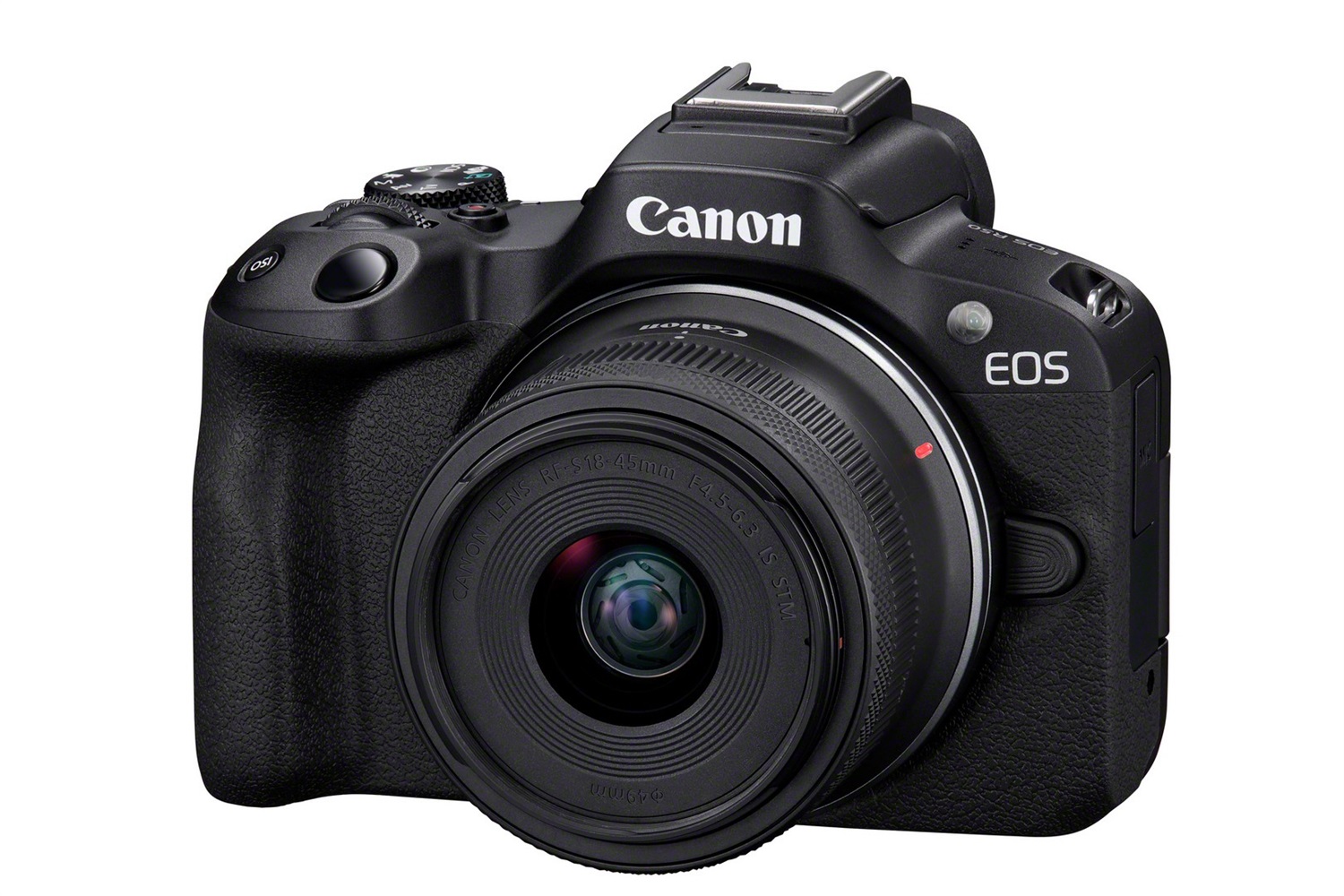 Canon EOS R50 - Fotocamera Mirrorless con Obiettivo RF-S 18-45mm F4.5-6.3 IS STM, Sensore APS-C 24,2 MP, Video 4K UHD, Touch Screen, Garanzia Ufficiale
