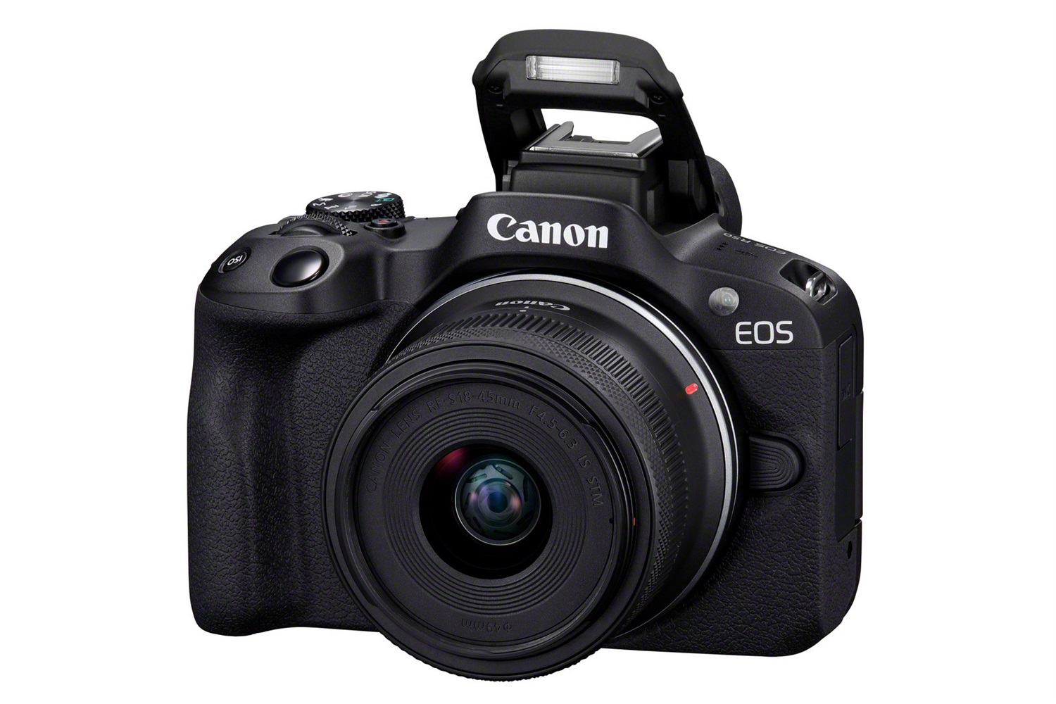 Canon EOS R50 - Fotocamera Mirrorless con Obiettivo RF-S 18-45mm F4.5-6.3 IS STM, Sensore APS-C 24,2 MP, Video 4K UHD, Touch Screen, Garanzia Ufficiale
