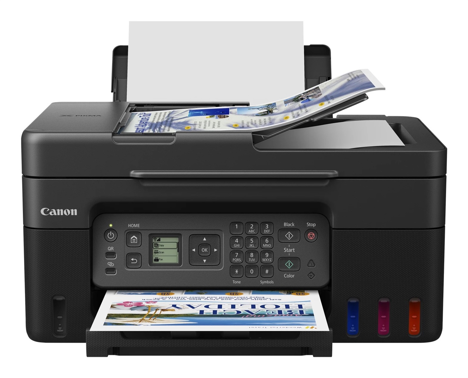 Canon PIXMA G4570 Stampante Multifunzione 4-in-1 Ad Inchiostro A4 4800 x 1200 DPI Wi-Fi con MegaTank e ADF