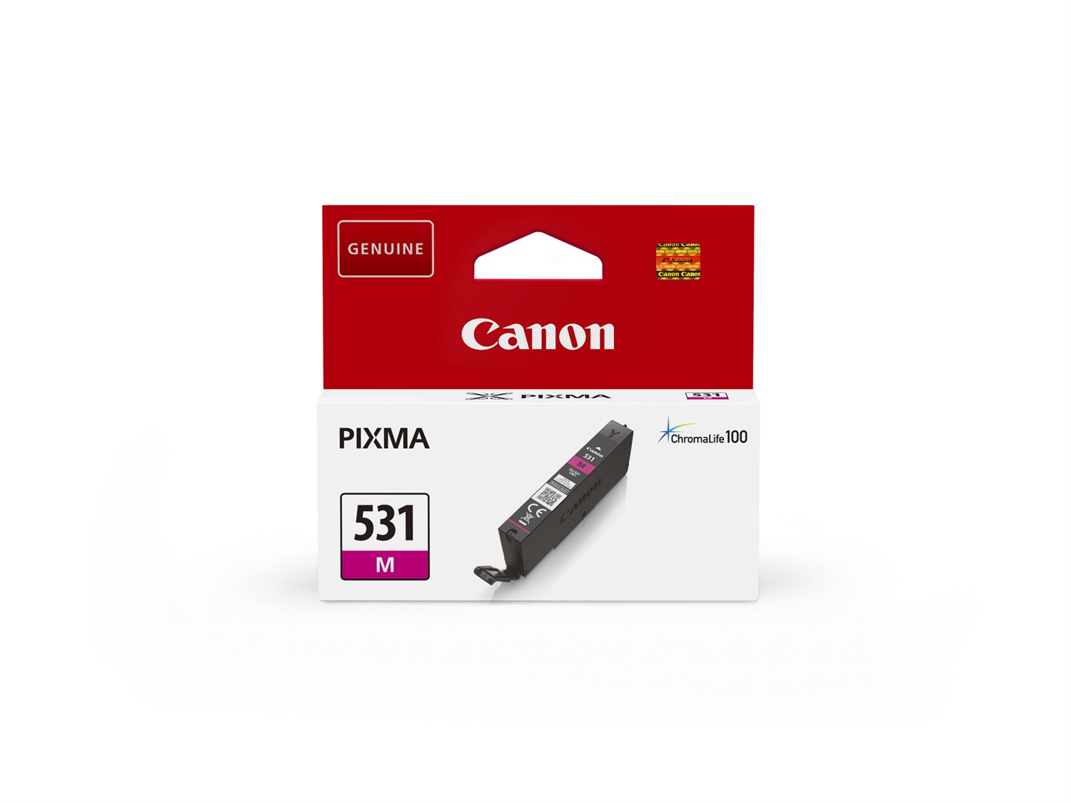 Canon 6120C001 Cartuccia d'inchiostro Originale Magenta - CLI-531M, 475 pagine, Compatibile con PIXMA TS8750 e TS8751