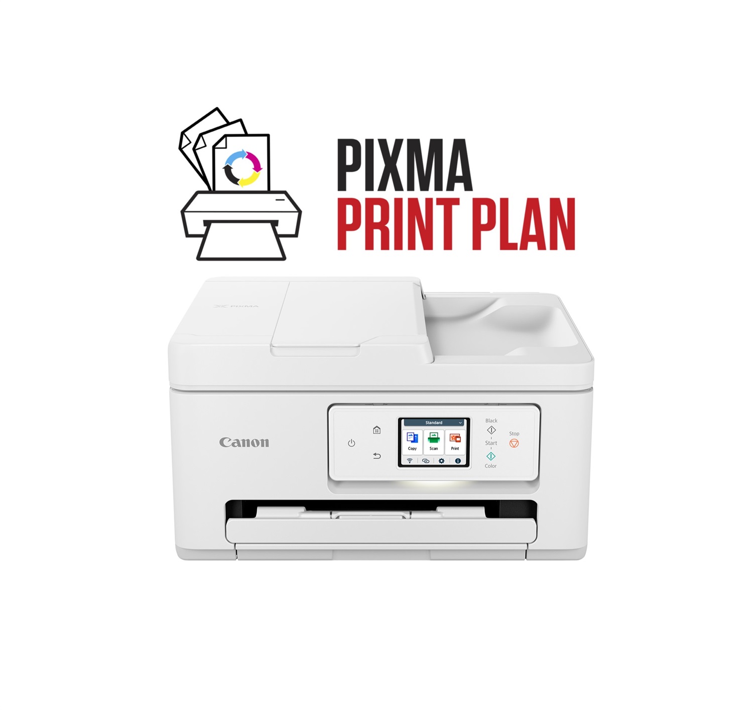 Canon PIXMA TS7750i Stampante Multifunzione Inkjet A4 Wi-Fi 1200 x 1200 DPI, Stampa/Copia/Scansione, 15 ipm, Bianco