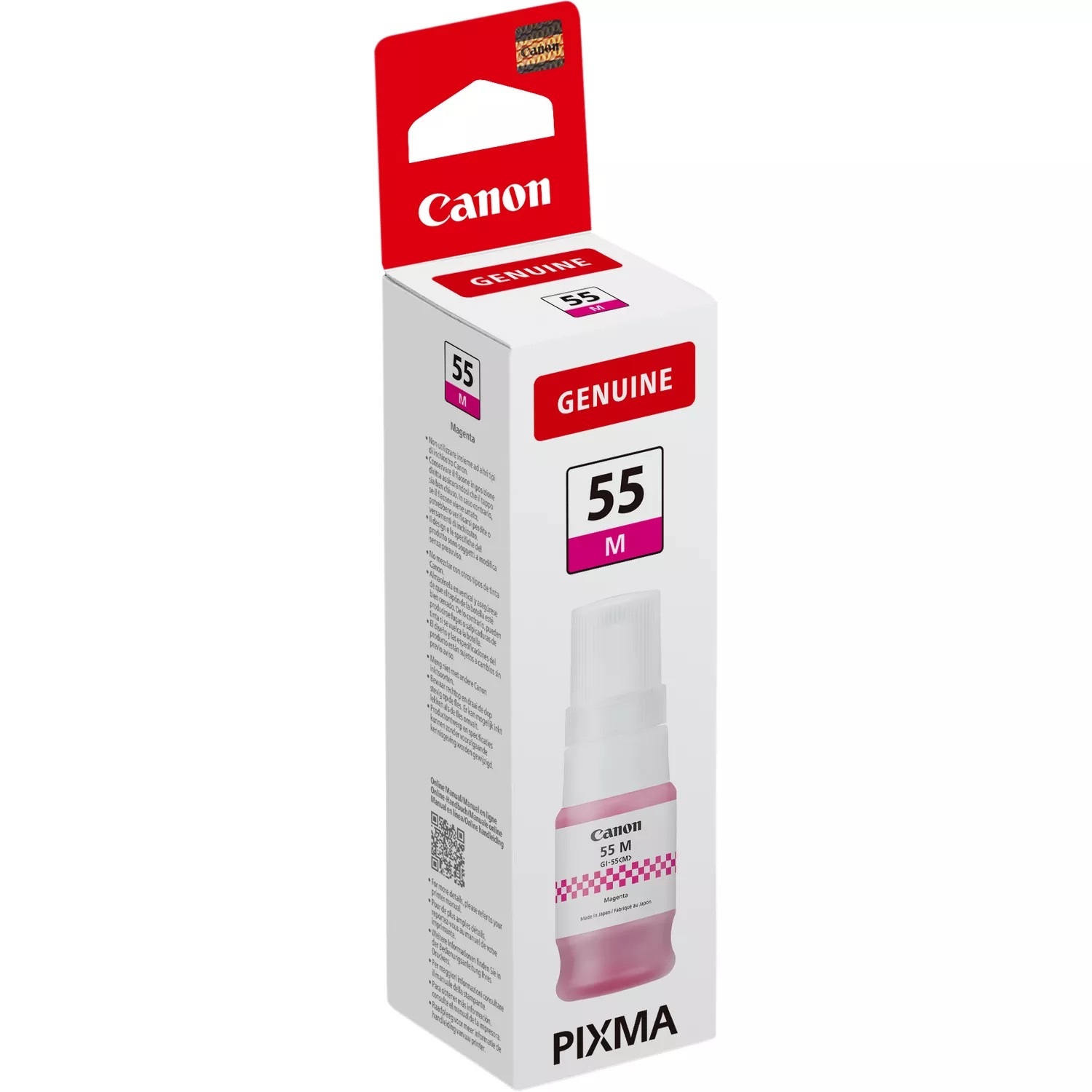 Canon 6290C001 Cartuccia d'inchiostro Magenta Originale GI-55M, 40 ml, fino a 3000 pagine, 1 pz