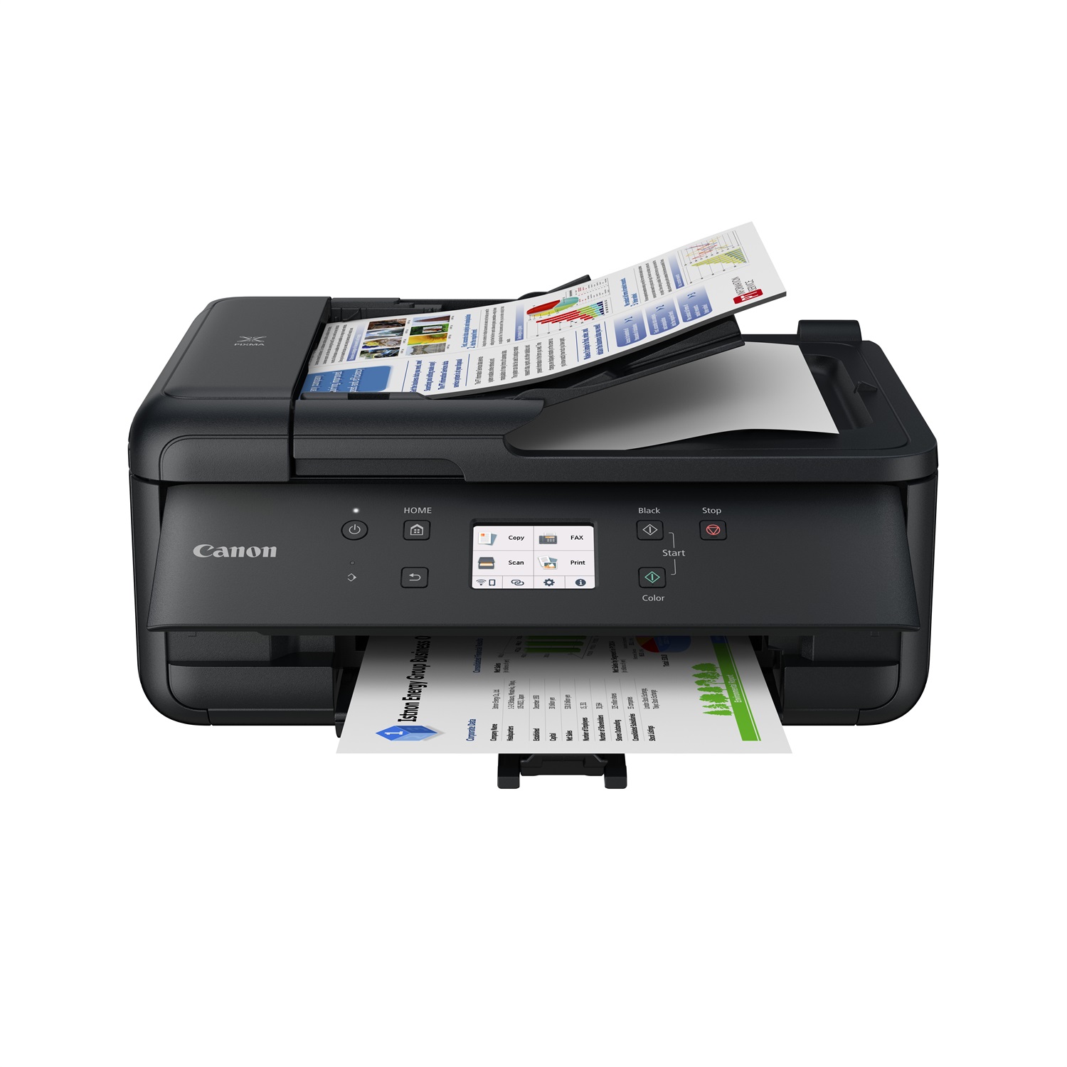 Canon PIXMA TR7650 Stampante Multifunzione Inkjet A4 4 in 1 Wi-Fi 4800 x 1200 DPI con Scanner e Fax a Colori