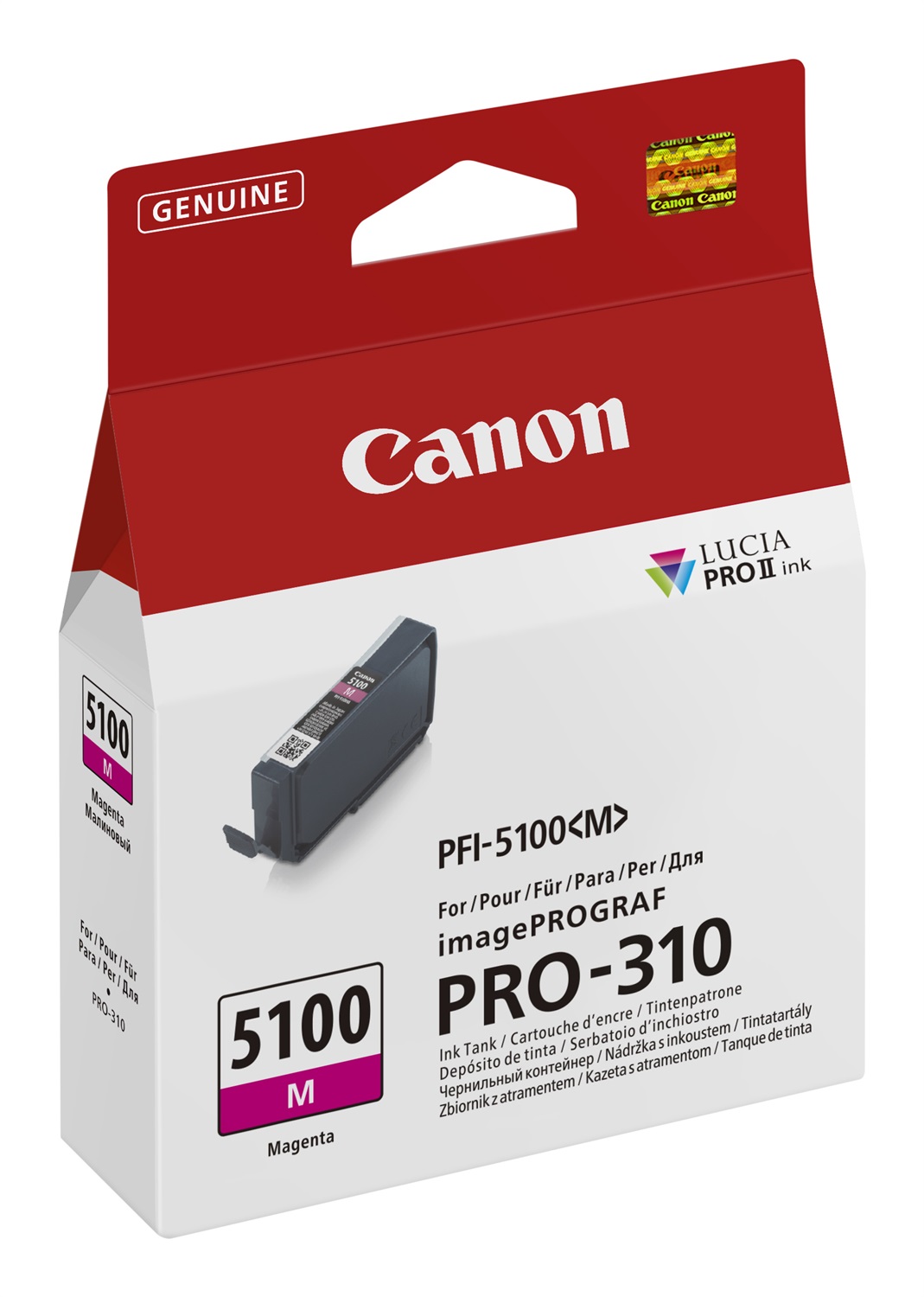 Canon PFI-5100 M Cartuccia d'Inchiostro Magenta Originale 14ml - 1 pz
