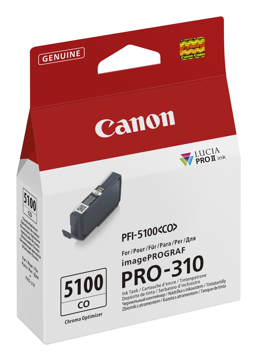 Canon PFI-5100 CO Cartuccia d'Inchiostro Trasparente 14ml - 1 pz Originale