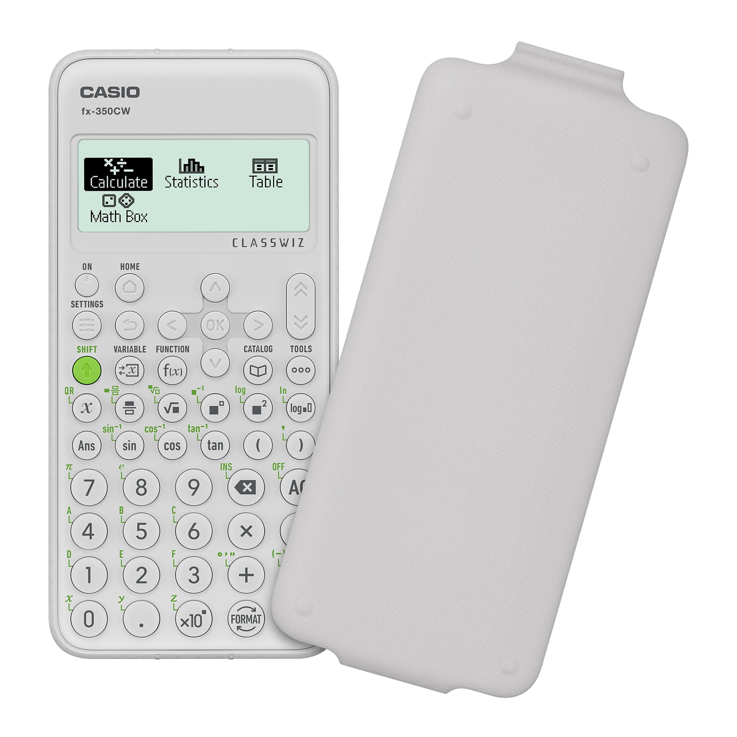 Casio FX-350CW Calcolatrice Scientifica con Display LCD HD, Oltre 290 Funzioni e Funzione QR CODE