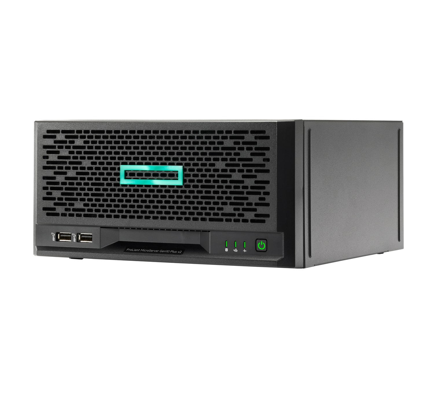 HPE ProLiant MicroServer Gen10 v2 - Intel® Xeon® E-2314 2,8 GHz, 16 GB DDR4-SDRAM, Ultra Micro Tower, 180 W