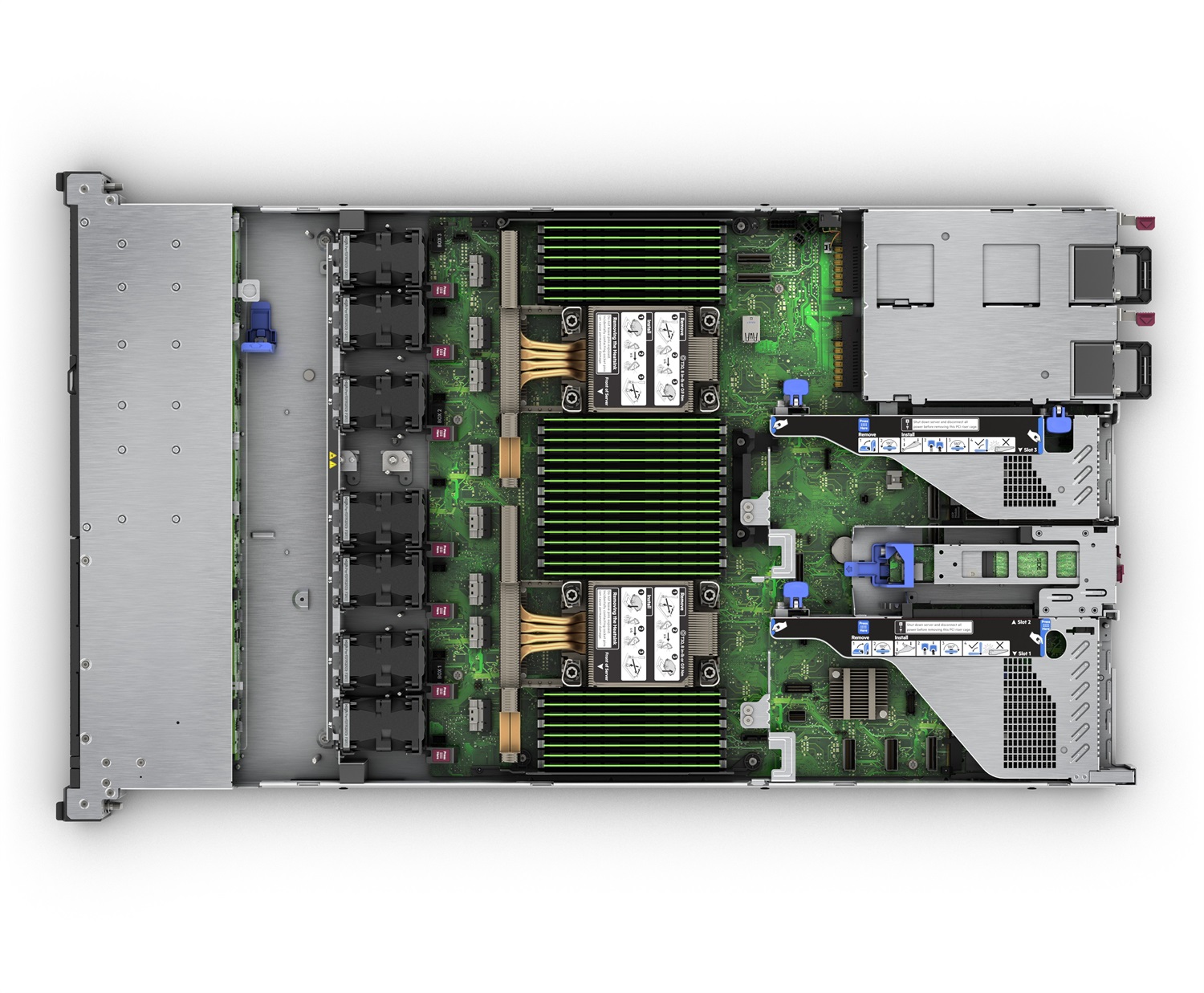 HP ProLiant DL360 Gen11 - Xeon Silver 4510Y 4.1GHz, 64GB RAM, 1U, 2x 2.4TB HDD Hot-Swap