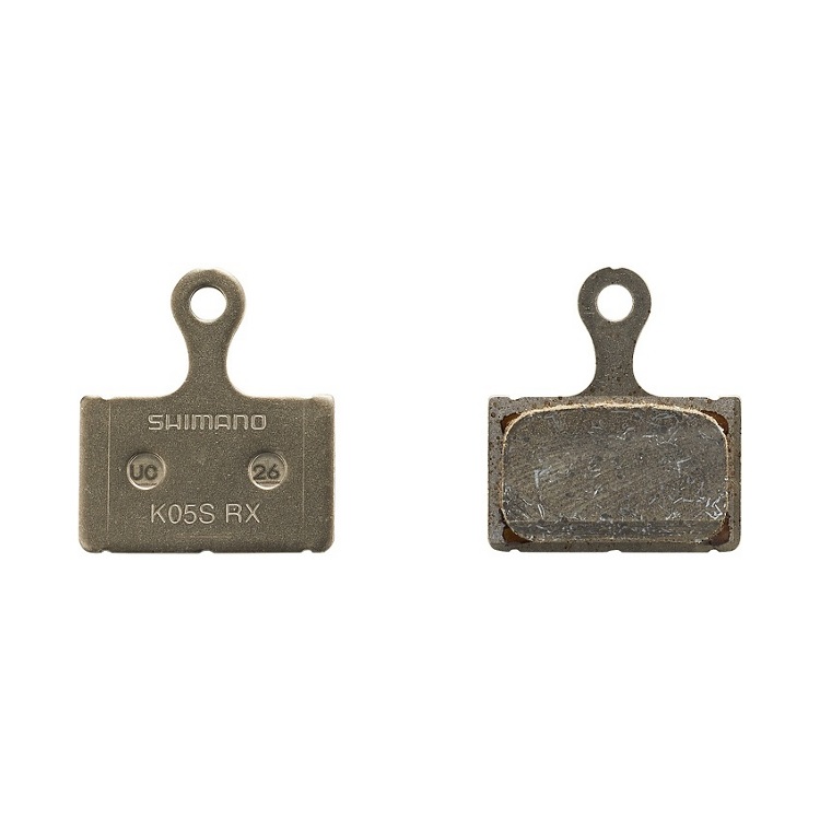 SHIMANO Pastiglie Freno K05S in Resina con Molla - Compatibili con vari modelli Shimano, Maggiore Resistenza e Minore Rumorosità