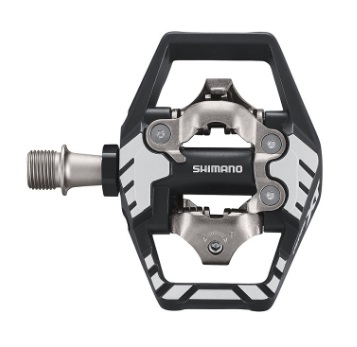Shimano PD-M8120 Pedali SPD per Bicicletta MTB - Nero, Rigidità e Stabilità Migliorate, Ampia Area di Contatto