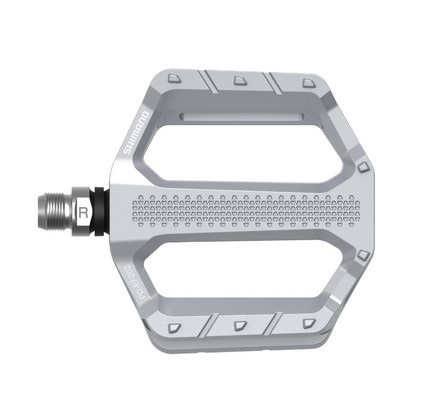 Shimano PD-EF202 Pedali Flat in Alluminio Laccato con Asse in Acciaio Chromoly - Ideali per MTB, Urban e Trekking - 2 pz