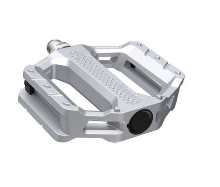 Shimano PD-EF202 Pedali Flat in Alluminio Laccato con Asse in Acciaio Chromoly - Ideali per MTB, Urban e Trekking - 2 pz