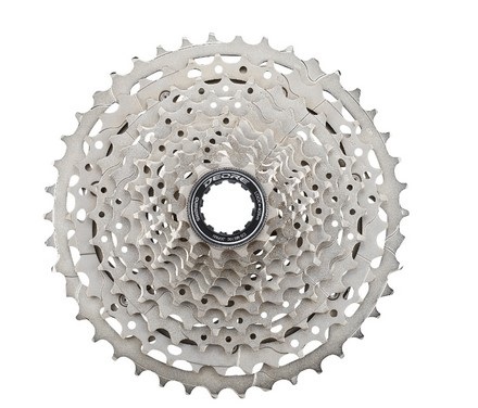 Shimano Deore M5100 Cassetta Pignoni 11V 11-51 Teeth Argento per MTB