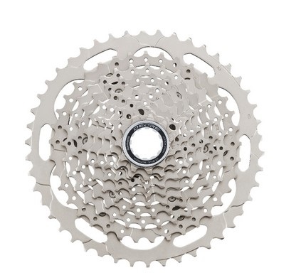 Shimano Deore CS-M4100 Cassetta Pignoni 10v 11-42 - Tecnologia Hyperglide, Acciaio Alta Resistenza