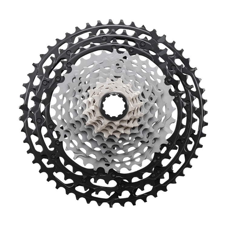 Shimano Cassetta XTR CS-M9101 12v - 10-51, Pignoni in Titanio, Alluminio e Acciaio, Compatibile con Micro Spline