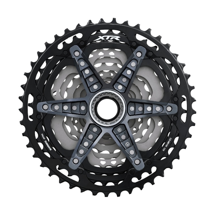Shimano Cassetta XTR CS-M9101 12v - 10-51, Pignoni in Titanio, Alluminio e Acciaio, Compatibile con Micro Spline