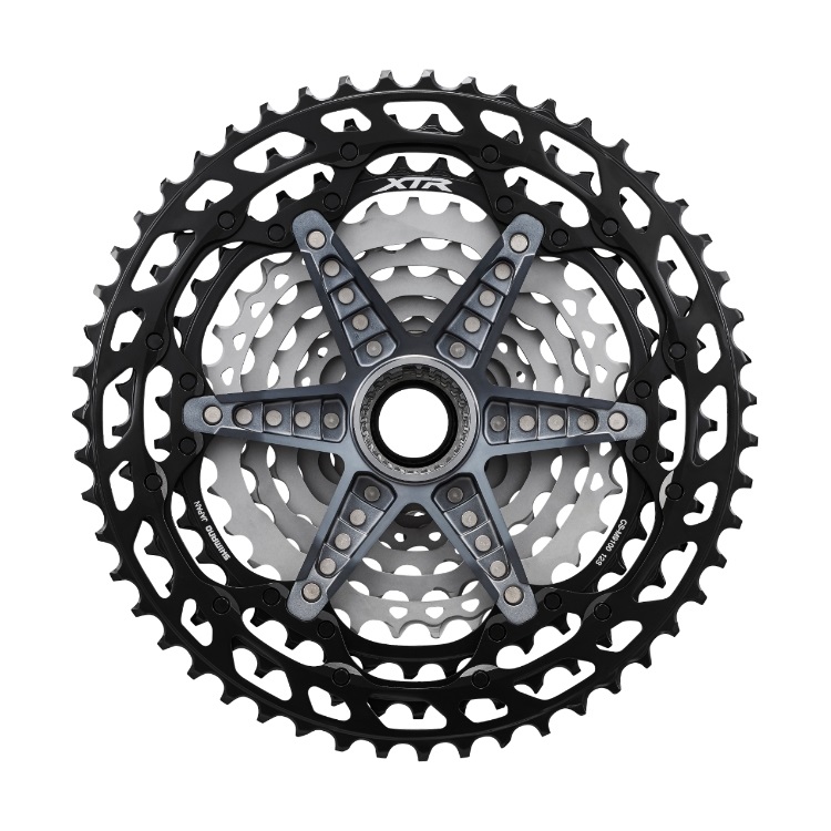 Shimano Cassetta XTR CS-M9101 12v - 10-51, Pignoni in Titanio, Alluminio e Acciaio, Compatibile con Micro Spline